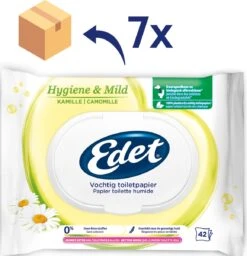 Edet Kamille Vochtig Wc Papier - 7 Stuks - Met Natuurlijke Kamille Extracten -Dagelijkse Benodigdheden Verkoop 1158x1200