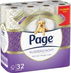 Page Toiletpapier - 32 Rollen - Kussenzacht Wc Papier (3-laags) - Voordeelverpakking -Dagelijkse Benodigdheden Verkoop 1166x1200