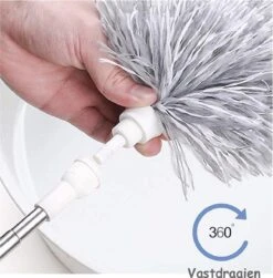 Fain® Plumeau Met Telescoopsteel – Grijs – 80 Tot 280 Cm - Uitschuifbaar – Wasbaar - Flexibel 360° Draaibaar – Duster - Microvezel Ragebol -Dagelijkse Benodigdheden Verkoop 1181x1200