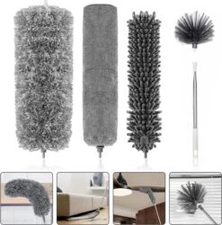 Livv Goods Telescopische Plumeau Set Met Telescoopsteel - 5 In 1 - Tot 250 Cm Uitschuifbaar - Duster - Stoffer 15 Livv Goods Telescopische Plumeau Set Met Telescoopsteel - 5 In 1 - Tot 250 Cm Uitschuifbaar - Duster - Stoffer -Dagelijkse Benodigdheden Verkoop 1184x1200