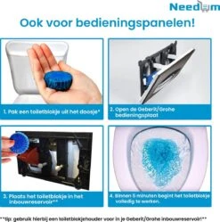 Needum ® Toiletblokjes Voor Inbouwreservoirs – WC-blokjes – Toiletblokken In Een Voordeelverpakking – 30 Stuks -Dagelijkse Benodigdheden Verkoop 1190x1200 3