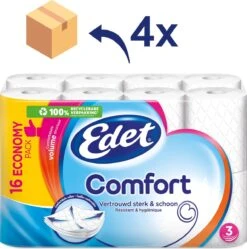 Edet Comfort - 3-laags Wc Papier - 64 Rollen -Dagelijkse Benodigdheden Verkoop 1192x1200 3
