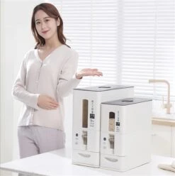 Merkloos TDR-Japans Rijst/Granen Container/Dispenser/ Opbergdoos - 6KG Inhoud - Wit -Dagelijkse Benodigdheden Verkoop 1194x1200