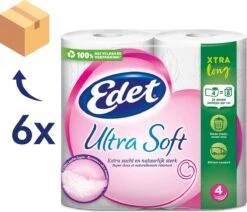 Edet Ultra Soft Xtra Long 4-laags Toiletpapier - 24 = 48 Rollen -Dagelijkse Benodigdheden Verkoop 1200x1029