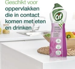 Cif CleanBoost Cream Pink Schuurmiddel - 8 X 750 Ml - Voordeelverpakking 12 Cif CleanBoost Cream Pink Schuurmiddel - 8 X 750 Ml - Voordeelverpakking -Dagelijkse Benodigdheden Verkoop 1200x1118 2