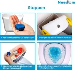 Needum ® Toiletblokjes Voor Inbouwreservoirs – WC-blokjes – Toiletblokken In Een Voordeelverpakking – 30 Stuks -Dagelijkse Benodigdheden Verkoop 1200x1129 2