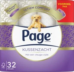Page Toiletpapier - 32 Rollen - Kussenzacht Wc Papier (3-laags) - Voordeelverpakking -Dagelijkse Benodigdheden Verkoop 1200x1167 1