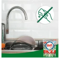 Dreft Platinum Plus All In One - Vaatwastabletten - Citroen - Voordeelverpakking 5 X 16 Stuks -Dagelijkse Benodigdheden Verkoop 1200x1168