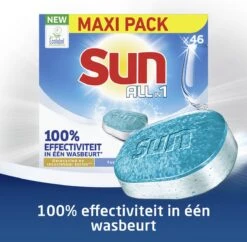 SUN® Sun All-in 1 Normaal Vaatwastabletten - 276 Tabletten - Voordeelverpakking -Dagelijkse Benodigdheden Verkoop 1200x1174 1