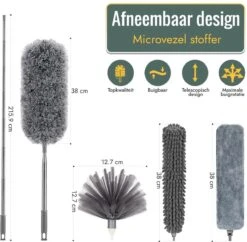 Livv Goods Telescopische Plumeau Set Met Telescoopsteel - 5 In 1 - Tot 250 Cm Uitschuifbaar - Duster - Stoffer 13 Livv Goods Telescopische Plumeau Set Met Telescoopsteel - 5 In 1 - Tot 250 Cm Uitschuifbaar - Duster - Stoffer -Dagelijkse Benodigdheden Verkoop 1200x1174 3