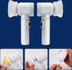 B-care Magic Brush - Elektrische Multifunctionele Schoonmaakborstel - 7 Opzetstukken - Wasborstel - Poetsmachine - Schrobborstel - Handborstel - Werkborstel - Schrobber - Boorborstel - Reinigingsborstel -Dagelijkse Benodigdheden Verkoop 1200x1176 1