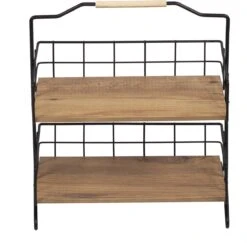 Metalen Keuken Etagere 2 Laags Van Naturn Living | Keuken Opbergrek | Kruidenpotjes Rek | Kruiden Organizer | Keuken Rek Specerijen | Mat Zwart -Dagelijkse Benodigdheden Verkoop 1200x1179