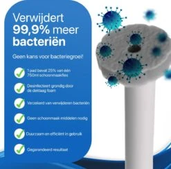 RevoBrush 28x Crystal Clean Foaming Pads Navulling - WC Borstel Met Houder Vrijstaand 10 RevoBrush 28x Crystal Clean Foaming Pads Navulling - WC Borstel Met Houder Vrijstaand -Dagelijkse Benodigdheden Verkoop 1200x1184 5
