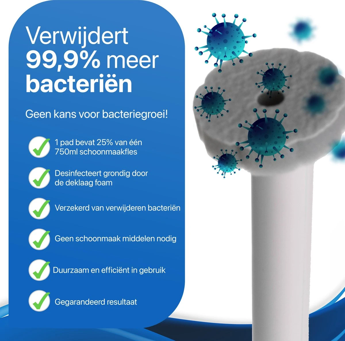 RevoBrush 28x Crystal Clean Foaming Pads Navulling - WC Borstel Met Houder Vrijstaand 4 RevoBrush 28x Crystal Clean Foaming Pads Navulling - WC Borstel Met Houder Vrijstaand - Afbeelding 4