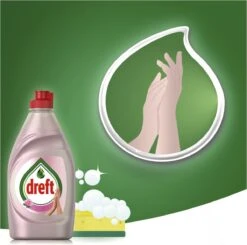 Dreft Clean & Care Rose & Satin Afwasmiddel - 8x780ml - Voordeelverpakking -Dagelijkse Benodigdheden Verkoop 1200x1188 5
