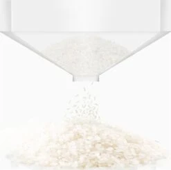 Merkloos TDR-Japans Rijst/Granen Container/Dispenser/ Opbergdoos - 6KG Inhoud - Wit -Dagelijkse Benodigdheden Verkoop 1200x1192