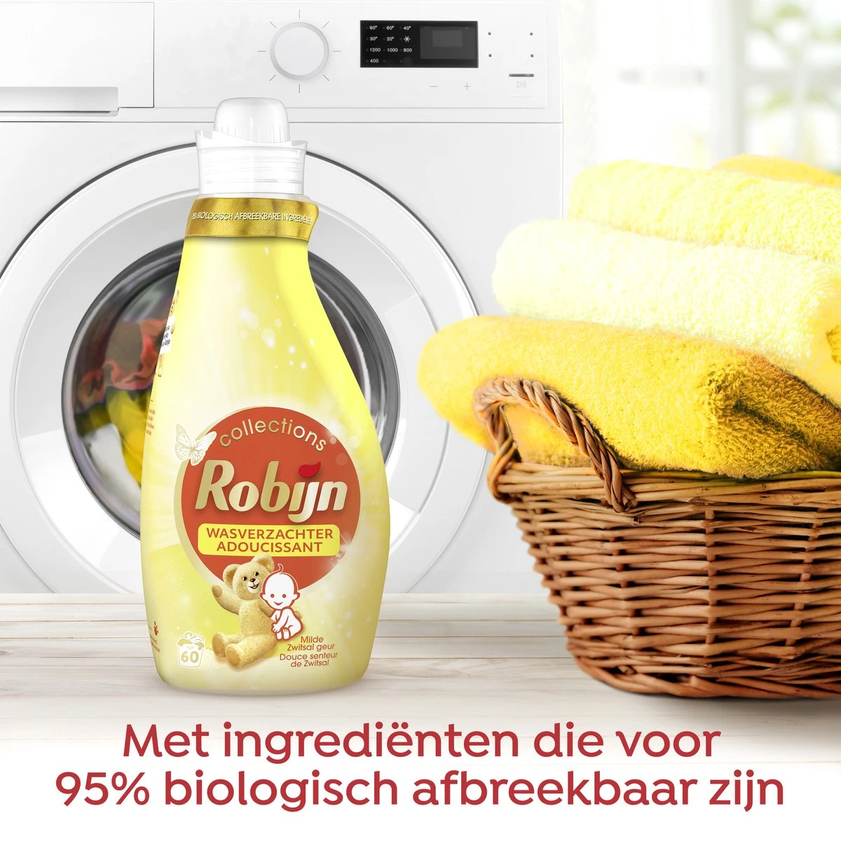 Robijn Collections Zwitsal Wasverzachter - 6 X 60 Wasbeurten - Voordeelverpakking 4 Robijn Collections Zwitsal Wasverzachter - 6 X 60 Wasbeurten - Voordeelverpakking - Afbeelding 4