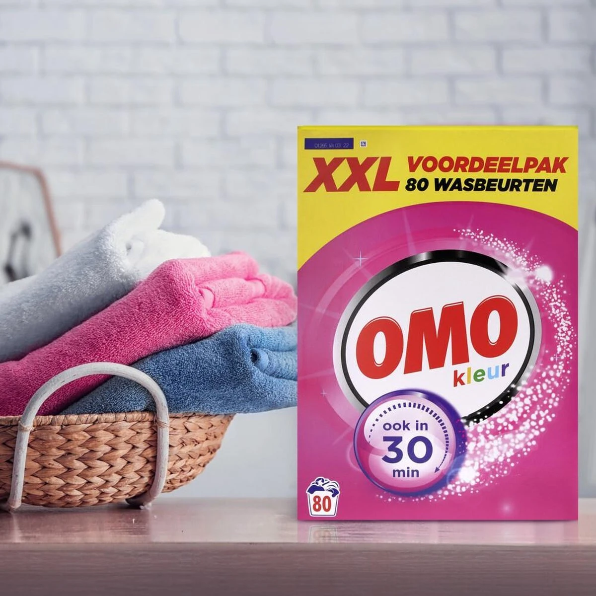 Omo Kleur XXL Waspoeder Voor De Gekleurde Was - 80 Wasbeurten 2 Omo Kleur XXL Waspoeder Voor De Gekleurde Was - 80 Wasbeurten - Afbeelding 2