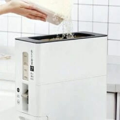 Merkloos TDR-Japans Rijst/Granen Container/Dispenser/ Opbergdoos - 6KG Inhoud - Wit -Dagelijkse Benodigdheden Verkoop 1200x1200 200