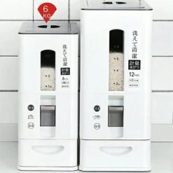 Merkloos TDR-Japans Rijst/Granen Container/Dispenser/ Opbergdoos - 6KG Inhoud - Wit -Dagelijkse Benodigdheden Verkoop 1200x1200 202
