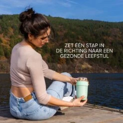 Coninx Yoghurtbeker To Go - Muesli Beker To Go - Lunchbeker - Mueslibeker 640ml (450ml+190ml) - Groen -Dagelijkse Benodigdheden Verkoop 1200x1200 205