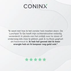 Coninx Yoghurtbeker To Go - Muesli Beker To Go - Lunchbeker - Mueslibeker 640ml (450ml+190ml) - Zwart -Dagelijkse Benodigdheden Verkoop 1200x1200 225