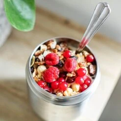 Coninx Thermos Lunchbox - Muesli Beker To Go - Isoleer Lunchpot - Yoghurtbeker To Go - Mueslibeker 840ml (600ml+240ml) - RVS -Dagelijkse Benodigdheden Verkoop 1200x1200 230