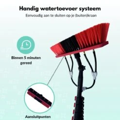 Cleanlix Telescoopsteel Met Borstel - Met Waterdoorvoer - Telescopische Wasborstel - Ramenwassen - Uitschuifbaar Tot 9 Meter -Dagelijkse Benodigdheden Verkoop 1200x1200 344