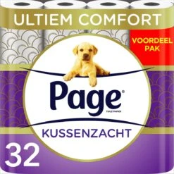 Page Toiletpapier - 32 Rollen - Kussenzacht Wc Papier (3-laags) - Voordeelverpakking -Dagelijkse Benodigdheden Verkoop 1200x1200 373