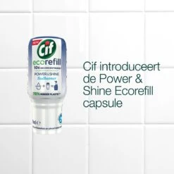 Cif Power & Shine Badkamer Ecorefill Capsule - 10 X 70 Ml - Voordeelverpakking -Dagelijkse Benodigdheden Verkoop 1200x1200 456