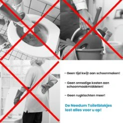 Needum ® Toiletblokjes Voor Inbouwreservoirs – WC-blokjes – Toiletblokken In Een Voordeelverpakking – 30 Stuks -Dagelijkse Benodigdheden Verkoop 1200x1200 468