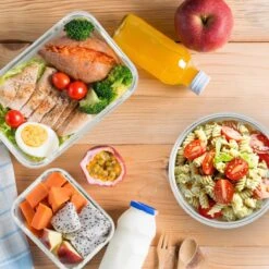 KitchenBrothers Meal Prep Bakjes - Set - Luchtdicht - BPA Vrij - Glas - 9 Stuks -Dagelijkse Benodigdheden Verkoop 1200x1200 503