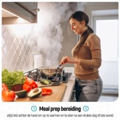 Meal Prep Bakjes - 20 Stuks - 1 Compartiment - Lunchbox - Diepvriesbakjes - Vershoudbakjes - Plastic Bakjes Met Deksel - Magnetron Bakjes Met Deksel - Meal Prep - Vershouddoos - 1L - BPA Vrij - Fitcrafters -Dagelijkse Benodigdheden Verkoop 1200x1200 515