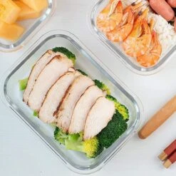 VMCA Glazen Vershoudbakjes Voor Vriezer Oven En Magnetron - 10 Bakjes - Grijs -Dagelijkse Benodigdheden Verkoop 1200x1200 519