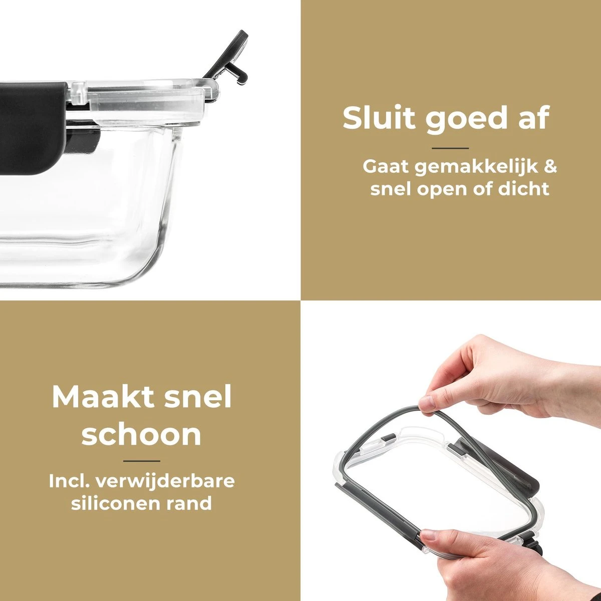 Vershoudbakjes - Meal Prep Bakjes - Diepvriesbakjes - Vershouddoos - Vershoudbakjes Set - Glas - 12 Stuks - BPA Vrij - Stosh 7 Vershoudbakjes - Meal Prep Bakjes - Diepvriesbakjes - Vershouddoos - Vershoudbakjes Set - Glas - 12 Stuks - BPA Vrij - Stosh - Afbeelding 7