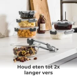 Vershoudbakjes - Meal Prep Bakjes - Diepvriesbakjes - Vershouddoos - Vershoudbakjes Set - Glas - 12 Stuks - BPA Vrij - Stosh 19 Vershoudbakjes - Meal Prep Bakjes - Diepvriesbakjes - Vershouddoos - Vershoudbakjes Set - Glas - 12 Stuks - BPA Vrij - Stosh -Dagelijkse Benodigdheden Verkoop 1200x1200 541