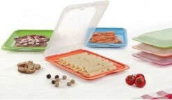 Merkloos Vershouddozen Vleeswarendoos Koelkast Vershoudbakje Bewaren Koelkast Beleg Bewaardoos Broodbeleg Stapelbaar Met Deksel 4 Stuks -Dagelijkse Benodigdheden Verkoop 1200x701