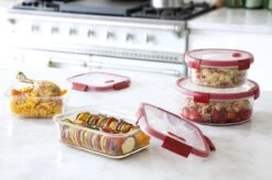 Curver Smart Cook Glazen Vershouddoos - Rechthoekig - 0,9L - Rood -Dagelijkse Benodigdheden Verkoop 1200x799 6