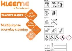 Schoonmaakdoekjes - Ontsmettingsdoekjes - Desinfectiedoekjes - Desinfectie Doekjes - KleenMe - Alcohol Doekjes - Alcoholdoekjes - Allesreiniger Zachte Antibacteriële Alcohol Wipes- 100 Doekjes - Met Dispenser - 70% Alcohol - 185 X 110mm -Dagelijkse Benodigdheden Verkoop 1200x846