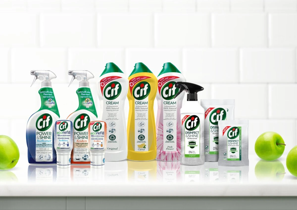 Cif CleanBoost Power & Shine Badkamer Spray - 6 X 750 Ml - Voordeelverpakking 11 Cif CleanBoost Power & Shine Badkamer Spray - 6 X 750 Ml - Voordeelverpakking - Afbeelding 11