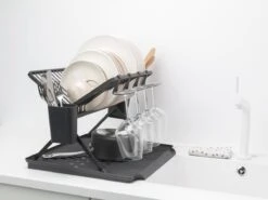 Brabantia SinkSide Afdruiprek - Inklapbaar - Dark Grey -Dagelijkse Benodigdheden Verkoop 1200x900 22