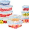 KitchenBrothers Meal Prep Bakjes - Set - Luchtdicht - BPA Vrij - Glas - 9 Stuks