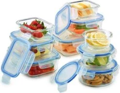 VMCA Glazen Vershoudbakjes Voor Vriezer Oven En Magnetron - 9 Bakjes -Dagelijkse Benodigdheden Verkoop 1200x932