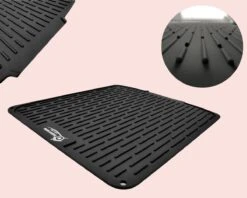 HOMYHON Afdruipmat -Afdruipmat Siliconen -Pannenonderzetter- Antislip -Hittebestendig - Aanrecht Mat -Siliconen Mat - 40 X 46 Cm - Zwart 11 HOMYHON Afdruipmat -Afdruipmat Siliconen -Pannenonderzetter- Antislip -Hittebestendig - Aanrecht Mat -Siliconen Mat - 40 X 46 Cm - Zwart -Dagelijkse Benodigdheden Verkoop 1200x960 1