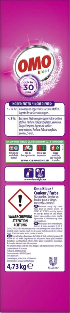 Omo Kleur XXL Waspoeder Voor De Gekleurde Was - 80 Wasbeurten 24 Omo Kleur XXL Waspoeder Voor De Gekleurde Was - 80 Wasbeurten -Dagelijkse Benodigdheden Verkoop 272x1200 1