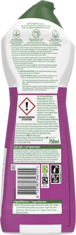 Cif CleanBoost Cream Pink Schuurmiddel - 8 X 750 Ml - Voordeelverpakking 17 Cif CleanBoost Cream Pink Schuurmiddel - 8 X 750 Ml - Voordeelverpakking -Dagelijkse Benodigdheden Verkoop 390x1200 2