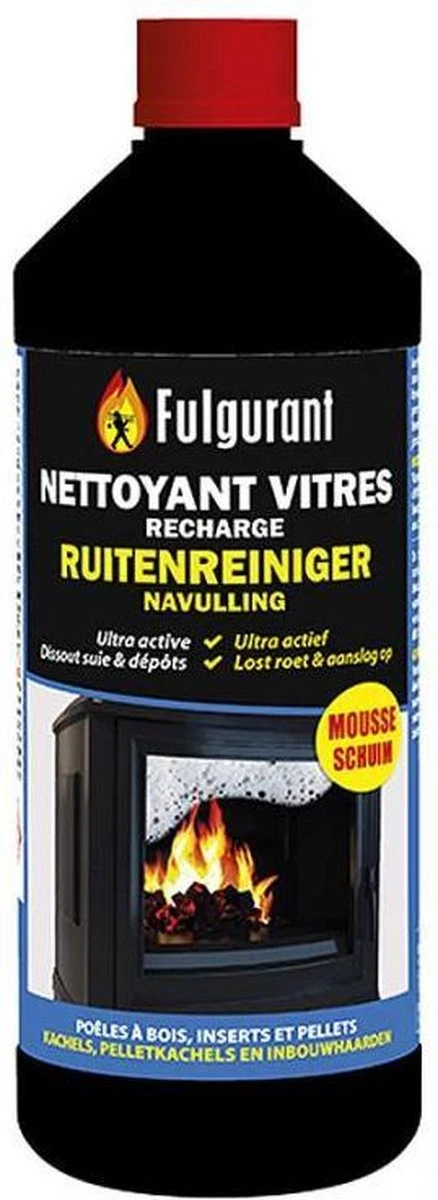 Fulgurant Kachel Ruitenreiniger Navulfles 850ml - Glasreiniger 1 Fulgurant Kachel Ruitenreiniger Navulfles 850ml - Glasreiniger