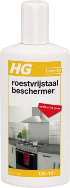 HG Roestvrijstaal Beschermer - 125ml - Snel En Eenvoudig - Laat RVS Weer Glanzen -Dagelijkse Benodigdheden Verkoop 450x1200