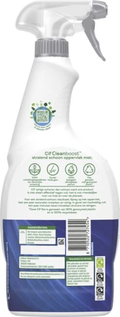Cif CleanBoost Power & Shine Badkamer Spray - 6 X 750 Ml - Voordeelverpakking 19 Cif CleanBoost Power & Shine Badkamer Spray - 6 X 750 Ml - Voordeelverpakking -Dagelijkse Benodigdheden Verkoop 454x1200 2