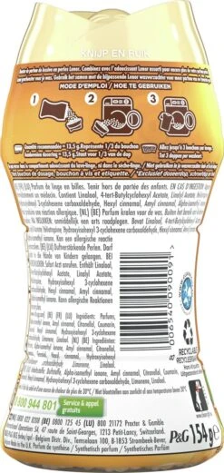 Lenor Geurbooster Gouden Orchidee - Geurparels - 6x11 Wasbeurten - Voordeelverpakking -Dagelijkse Benodigdheden Verkoop 569x1200